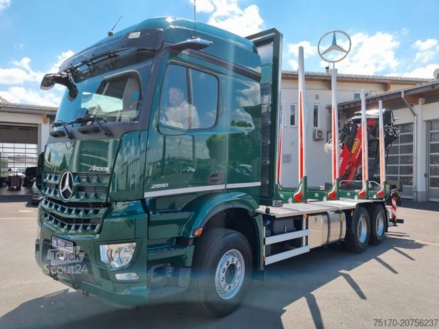 Timberbil MERCEDES-BENZ Arocs 2651 L 6x4 Palfinger Epsilon TZ12-98