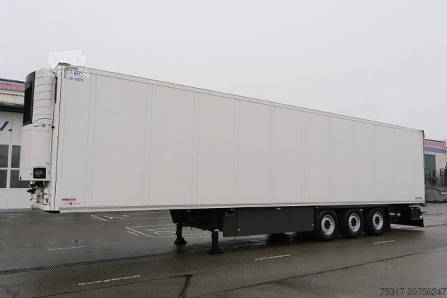 Kylsläpvagn SCHMITZ CARGOBULL SKO 24/CARRIER 1550/DOPPELSTOCK/BLUMEN 258tsd km