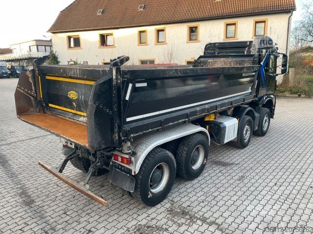 Tippbil MERCEDES-BENZ Arocs 3251 8x4 BB Meiller Bordmatik neu bereift