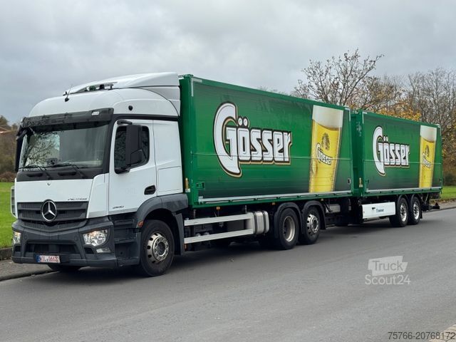 Camião de bebidas MERCEDES-BENZ ACTROS 2540 L/ 2 x LBW / LENKACHSE / KOMPLETTZUG