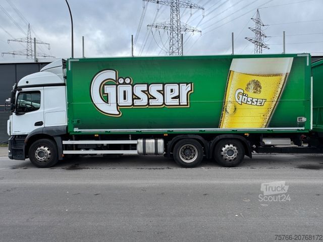 Camião de bebidas MERCEDES-BENZ ACTROS 2540 L/ 2 x LBW / LENKACHSE / KOMPLETTZUG