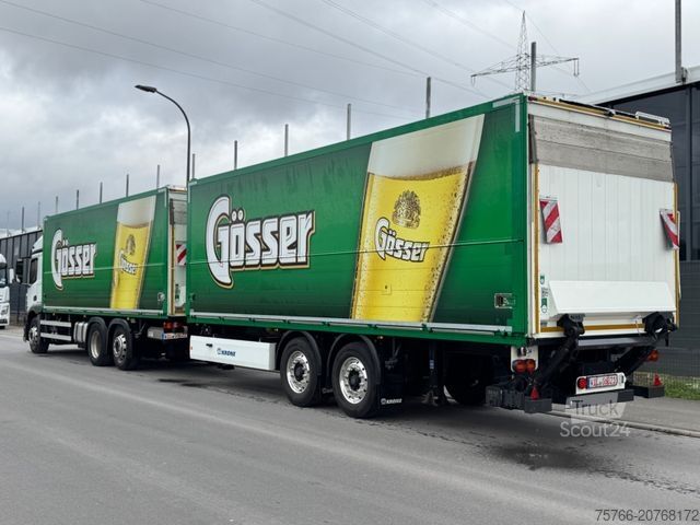 Camião de bebidas MERCEDES-BENZ ACTROS 2540 L/ 2 x LBW / LENKACHSE / KOMPLETTZUG