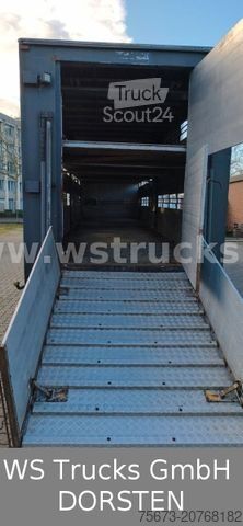 Polpriklopnik za prevoz živine MENKE-JANZEN 2 Stock Viehauflieger | Spindel