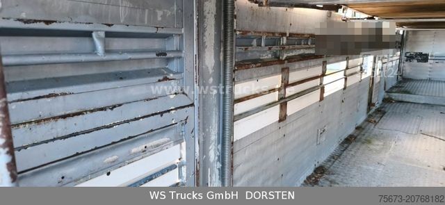 Polpriklopnik za prevoz živine MENKE-JANZEN 2 Stock Viehauflieger | Spindel