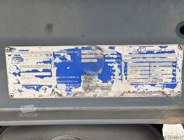 Semirremolque frigorífico Gray & Adams AND CITY TRAILER CARRIER VECTOR 185