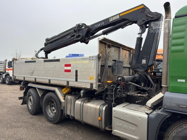 Furgone ribaltabile a tre lati MAN TGS 26.360 Dreiseitenkipper + Hiab X-HIDUO 188