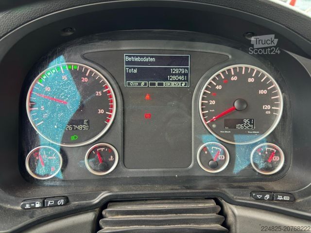 Furgone ribaltabile a tre lati MAN TGS 26.360 Dreiseitenkipper + Hiab X-HIDUO 188