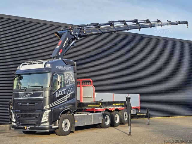 Camion-grue Volvo FH 540 8x4*4 / HIAB 548E-9 CRANE + WINCH / KRAN