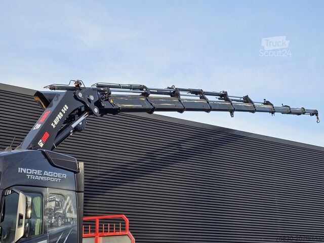 Camion-grue Volvo FH 540 8x4*4 / HIAB 548E-9 CRANE + WINCH / KRAN