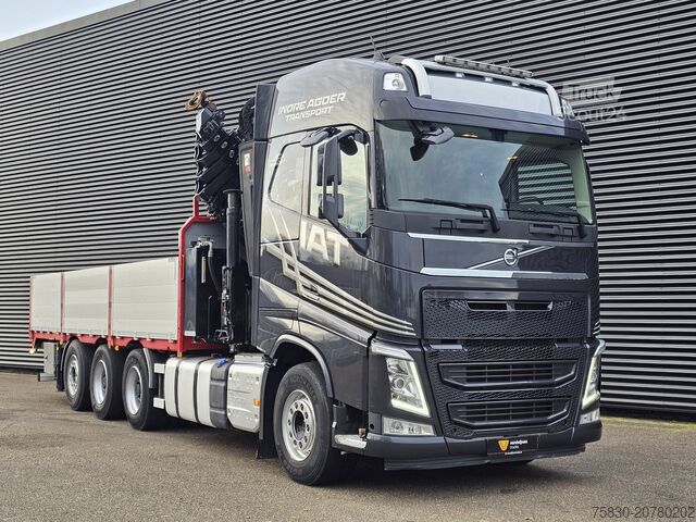 Camion-grue Volvo FH 540 8x4*4 / HIAB 548E-9 CRANE + WINCH / KRAN