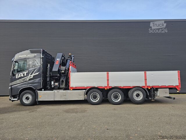 Camion-grue Volvo FH 540 8x4*4 / HIAB 548E-9 CRANE + WINCH / KRAN