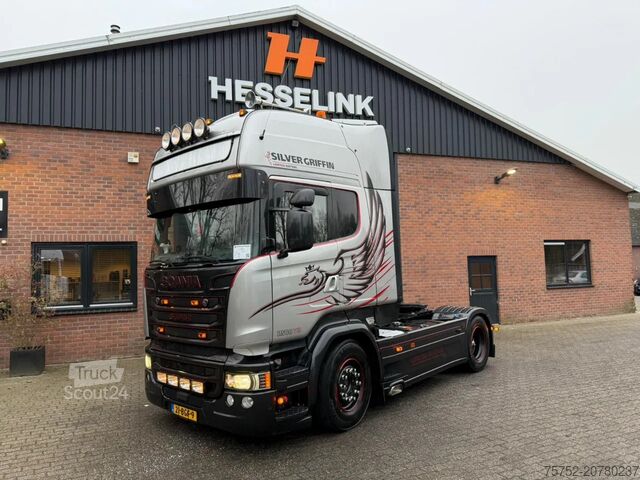 Standartinis-SZM Scania R580 V8 Silver Griffin 033/100 Original NL, Ful...