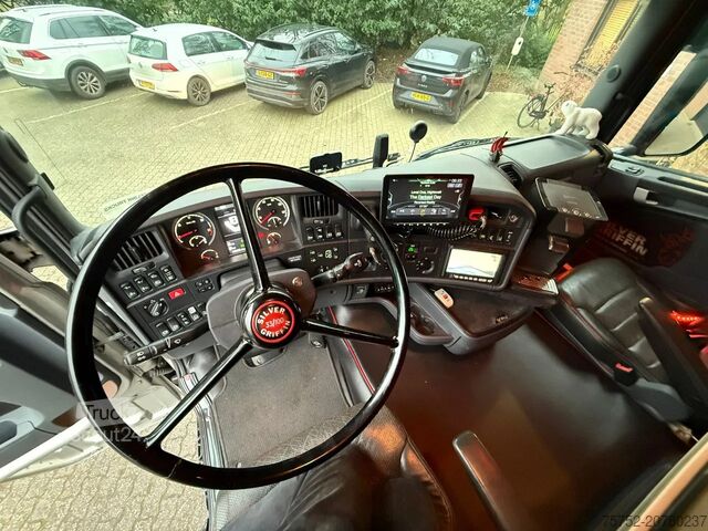 Standartinis-SZM Scania R580 V8 Silver Griffin 033/100 Original NL, Ful...