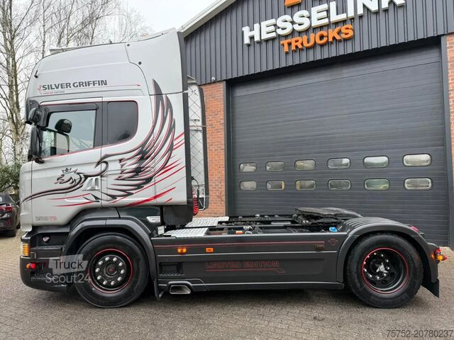 Standartinis-SZM Scania R580 V8 Silver Griffin 033/100 Original NL, Ful...
