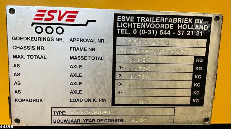 E.S.V.E Schmidt smėlio barstytuvas E.S.V.E Schmidt zoustrooier