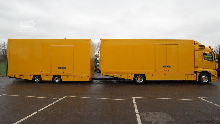 Fourgon porte-voitures Mercedes-Benz ACTROS 1942 CAR TRANSPORTER COMBI WITH TIJHOF T...