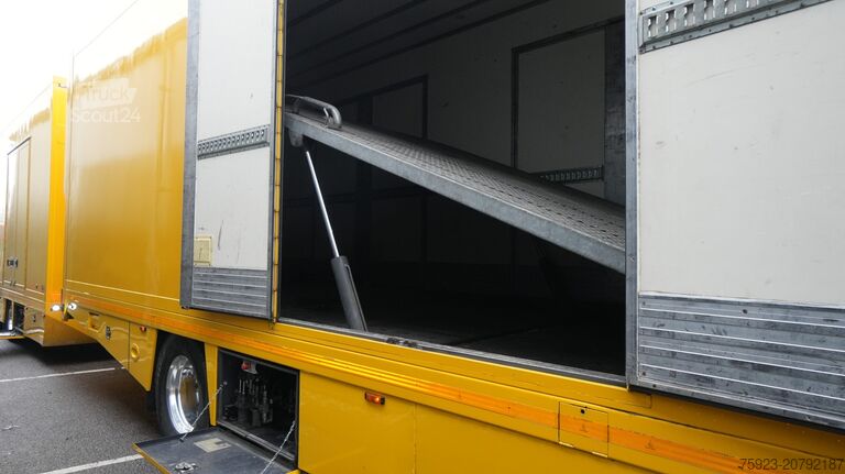 Fourgon porte-voitures Mercedes-Benz ACTROS 1942 CAR TRANSPORTER COMBI WITH TIJHOF T...