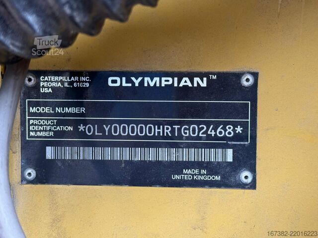 Tilslag Olympian GEP165 150kVA Generator set on trailer