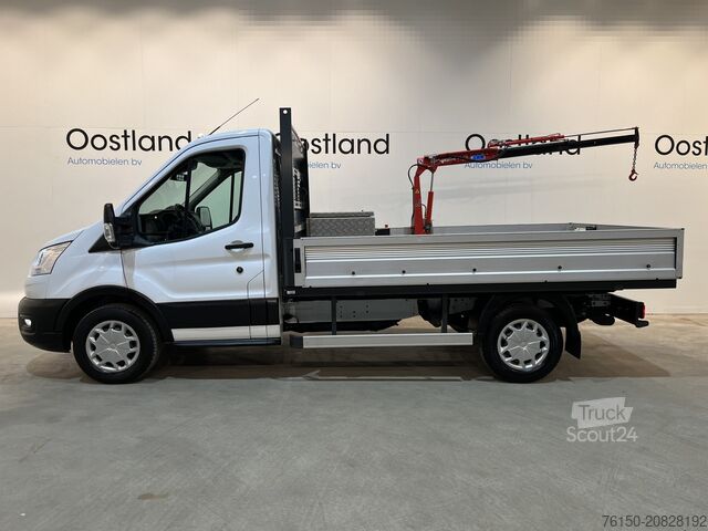 Emelvényes teherautó daruval Ford Transit 350 2.0 TDCI L2H1 Trend MHEV 130 PK Ope...