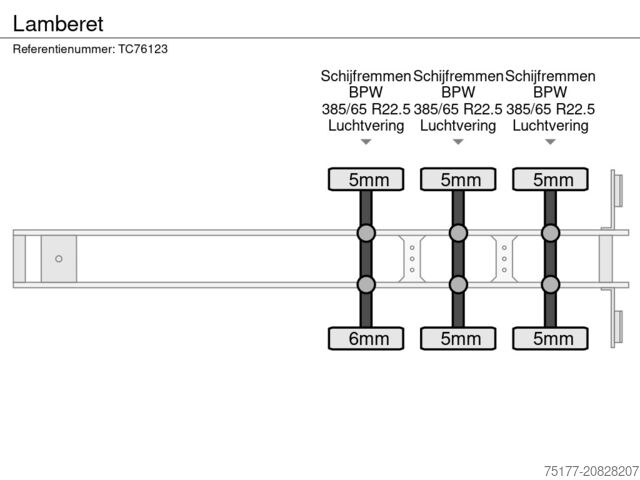 Hűtött/fagyasztott szállítás Lamberet 
