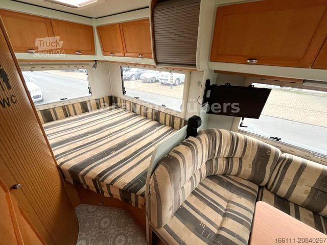 Integraal camper HYMER/ERIBA BC 574 - Fest/Hubbett - Solar - Klima - AHK -