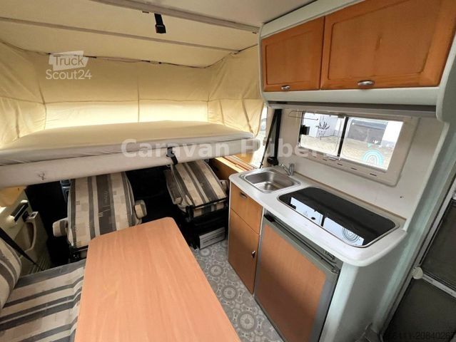 Integraal camper HYMER/ERIBA BC 574 - Fest/Hubbett - Solar - Klima - AHK -