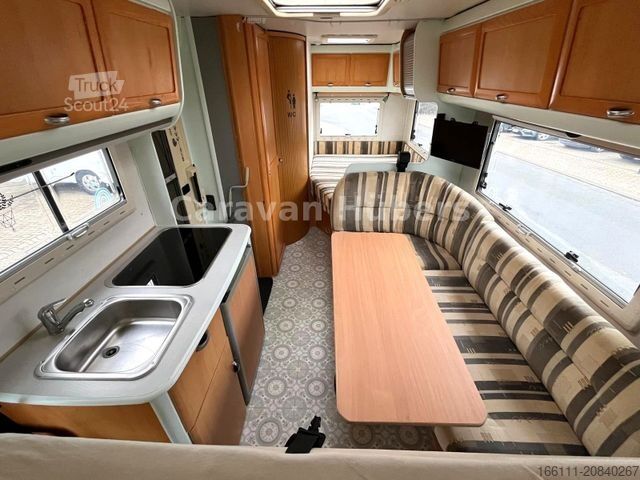 Integraal camper HYMER/ERIBA BC 574 - Fest/Hubbett - Solar - Klima - AHK -