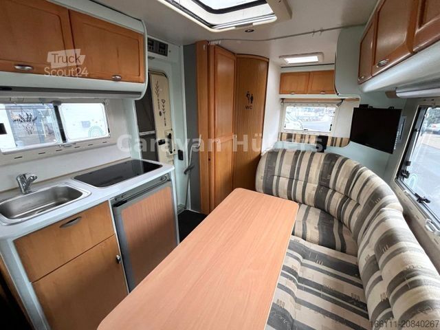 Integraal camper HYMER/ERIBA BC 574 - Fest/Hubbett - Solar - Klima - AHK -