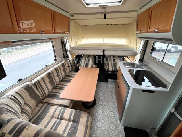 Integraal camper HYMER/ERIBA BC 574 - Fest/Hubbett - Solar - Klima - AHK -