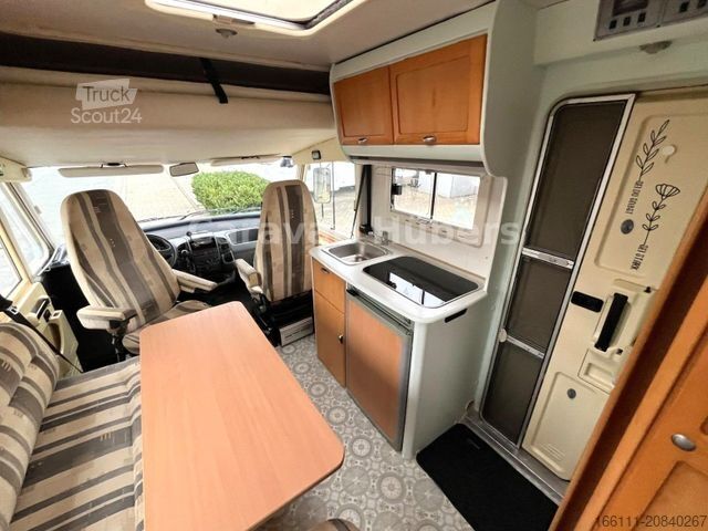 Integraal camper HYMER/ERIBA BC 574 - Fest/Hubbett - Solar - Klima - AHK -