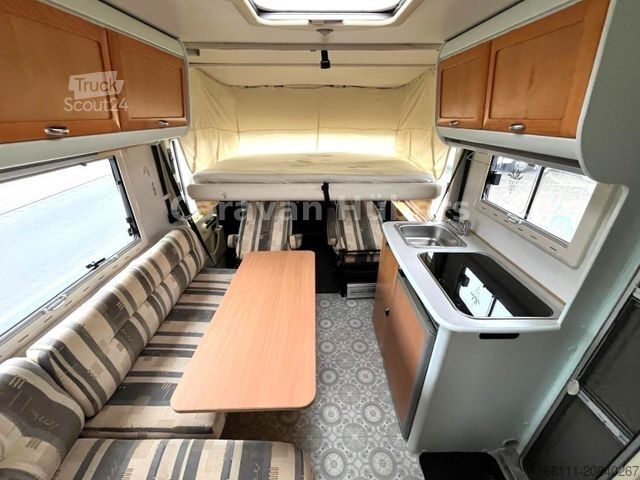 Integraal camper HYMER/ERIBA BC 574 - Fest/Hubbett - Solar - Klima - AHK -