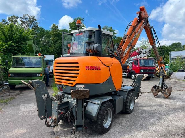 Pyöräalustainen kaivinkone AHLMANN HANSA 531 H 4x4