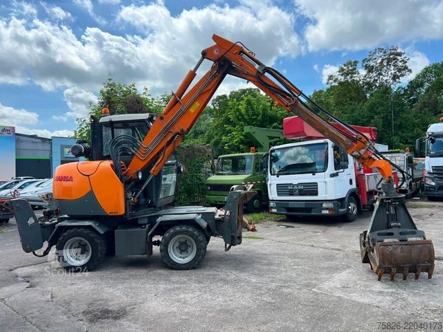 Pyöräalustainen kaivinkone AHLMANN HANSA 531 H 4x4
