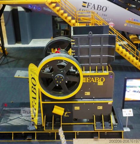 Brecher FABO crusher CLK-130 320-600 TPH Jaw Crusher
