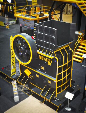 Brecher FABO crusher CLK-130 320-600 TPH Jaw Crusher