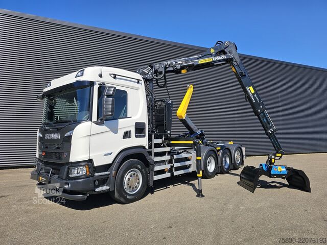 Sistem ročice s kavljem Scania G460 8x4*4 XT / PALFINGER EPSILON Q200 KRAAN + ...