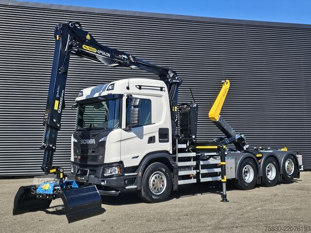 Sistem ročice s kavljem Scania G460 8x4*4 XT / PALFINGER EPSILON Q200 KRAAN + ...