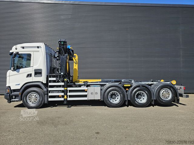 Sistem ročice s kavljem Scania G460 8x4*4 XT / PALFINGER EPSILON Q200 KRAAN + ...