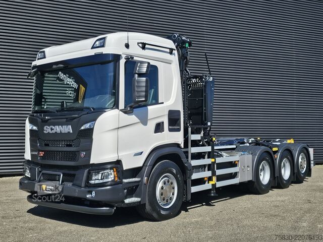 Sistem ročice s kavljem Scania G460 8x4*4 XT / PALFINGER EPSILON Q200 KRAAN + ...