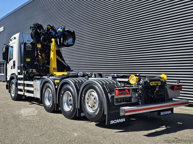 Sistem ročice s kavljem Scania G460 8x4*4 XT / PALFINGER EPSILON Q200 KRAAN + ...