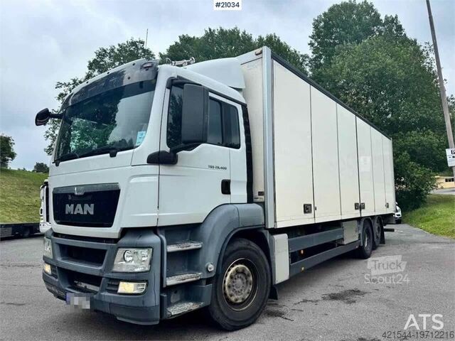 Valise MAN TGS 26.400 6x2 Box truck w/ Full side opening. WAT