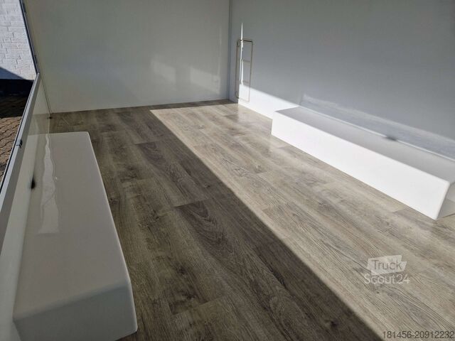 Rimorchio con bancone Tomplan Aero Retro VKP 420cm Tandem 2000kg leer