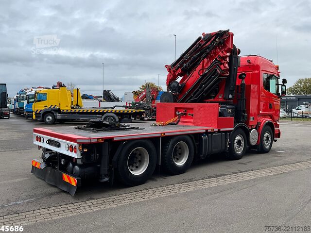 Standard-SZM Scania R620 V8 8x4 Hiab 105 Ton/meter laadkraan + Fly-...