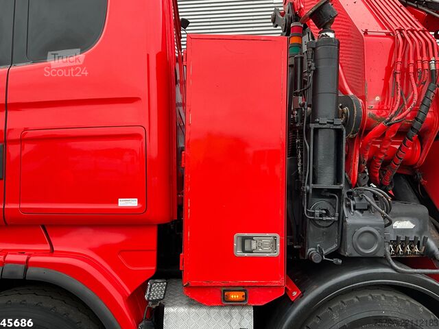 Standard-SZM Scania R620 V8 8x4 Hiab 105 Ton/meter laadkraan + Fly-...