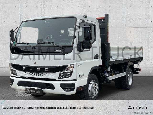 Furgón volquete trilateral FUSO Mitsubishi Canter 7C15 4x2 Kipper AHK KlimaA LED