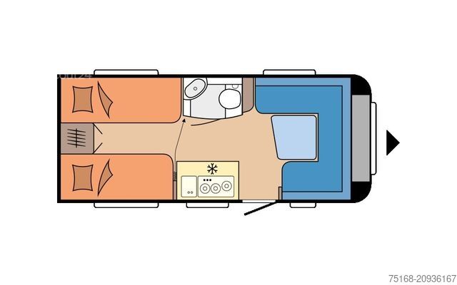 Lakókocsi HOBBY De Luxe 460 LU Modell 2026