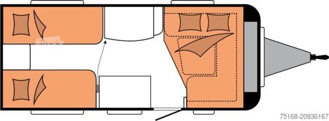 Lakókocsi HOBBY De Luxe 460 LU Modell 2026