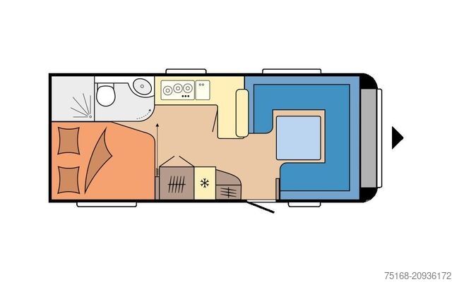 Lakókocsi HOBBY Prestige 560 FC Modell 2026