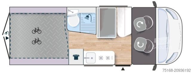 Karavan CHALLENGER Van V210 Sport Edition Solaranlage