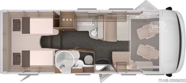 Autorulotă integrată KNAUS L!VE I 700 MEG ALDE / Leder / TVT Aufbau / LIVE